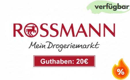 🔥 Rossmann Gutschein 20€✅